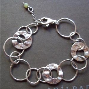 Silpada.925 Sterling Silver Paper Chain Bracelet
